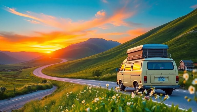 Les 7 meilleures destinations pour un road trip en van au printemps 2025