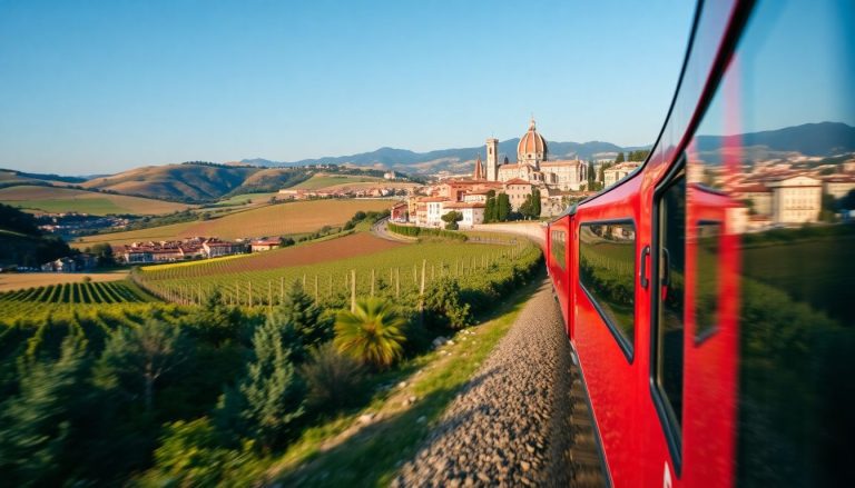 Italie en train : découvrez les paysages et villes emblématiques sans stress