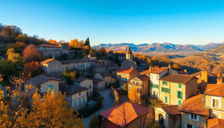 Un village dans les Alpes-de-Haute-Provence