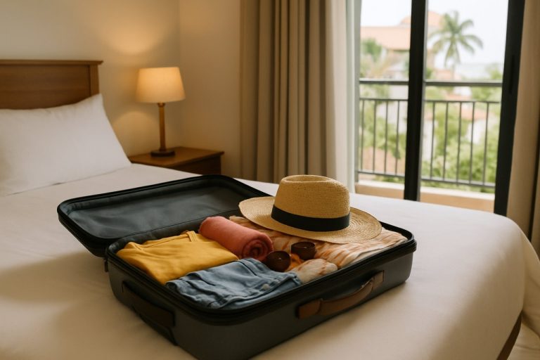 Poser sa valise sur le lit d'hôtel : une habitude anodine qui peut vous rendre vraiment malade