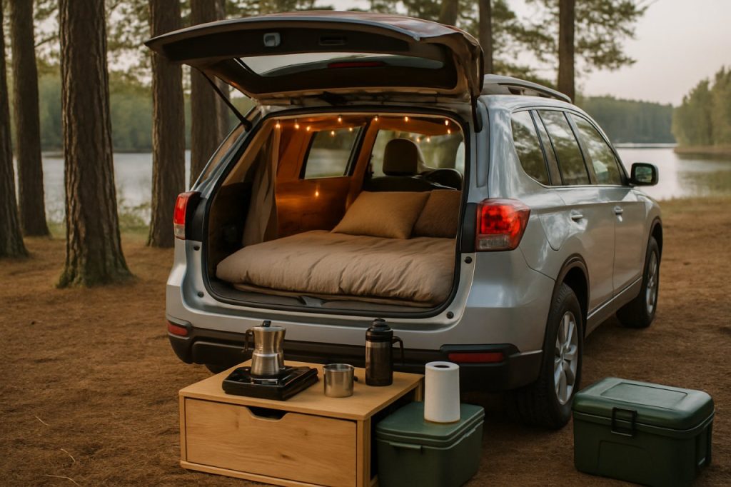 Camping en SUV : 5 conseils concrets pour transformer votre voiture en véritable base de vie Camping en SUV : 5 conseils concrets pour transformer votre voiture en véritable base de vie